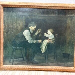 James Wells Champney Boon Companions Vintage Print Framed 25" x 20"